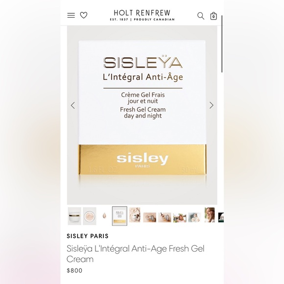Sisley-Paris L'Intégral Anti-Âge Fresh Gel Cream - 50ml - new! - Picture 2 of 2